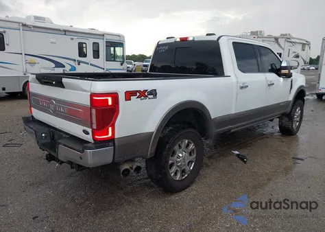 2020 Ford F-250 King Ranch из США, поврежденный, VIN 1FT7W2BTXLEE74741